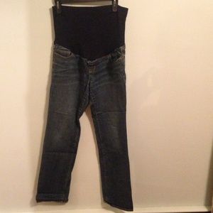 Maternity Boot-cut jeans with belly panel